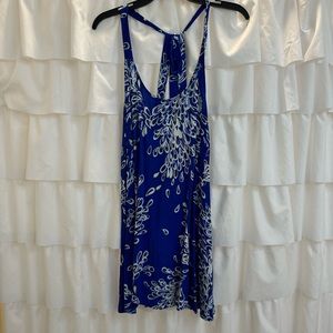 Blue coverup dress